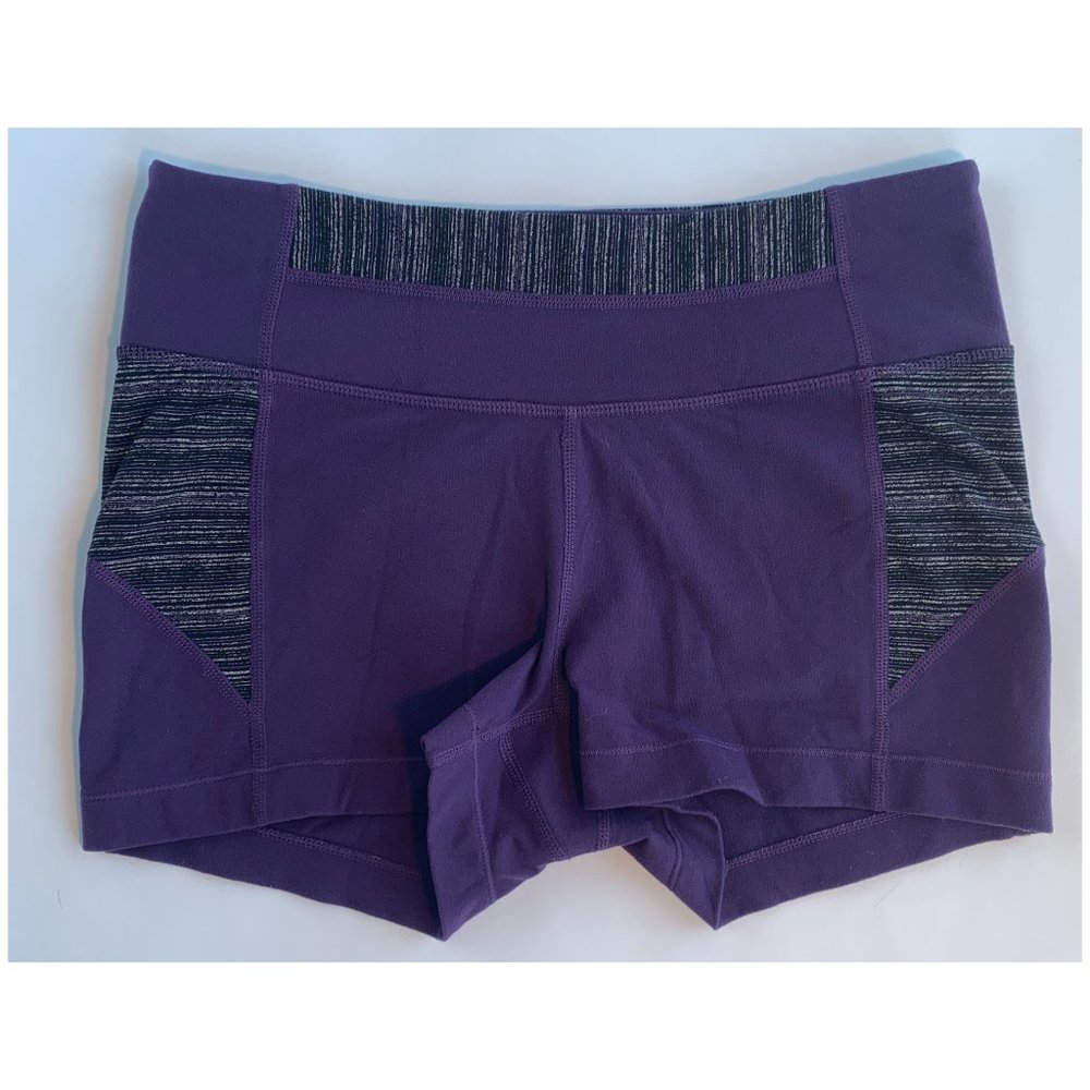 Athleta Purple All Align Compression Coolmax Short